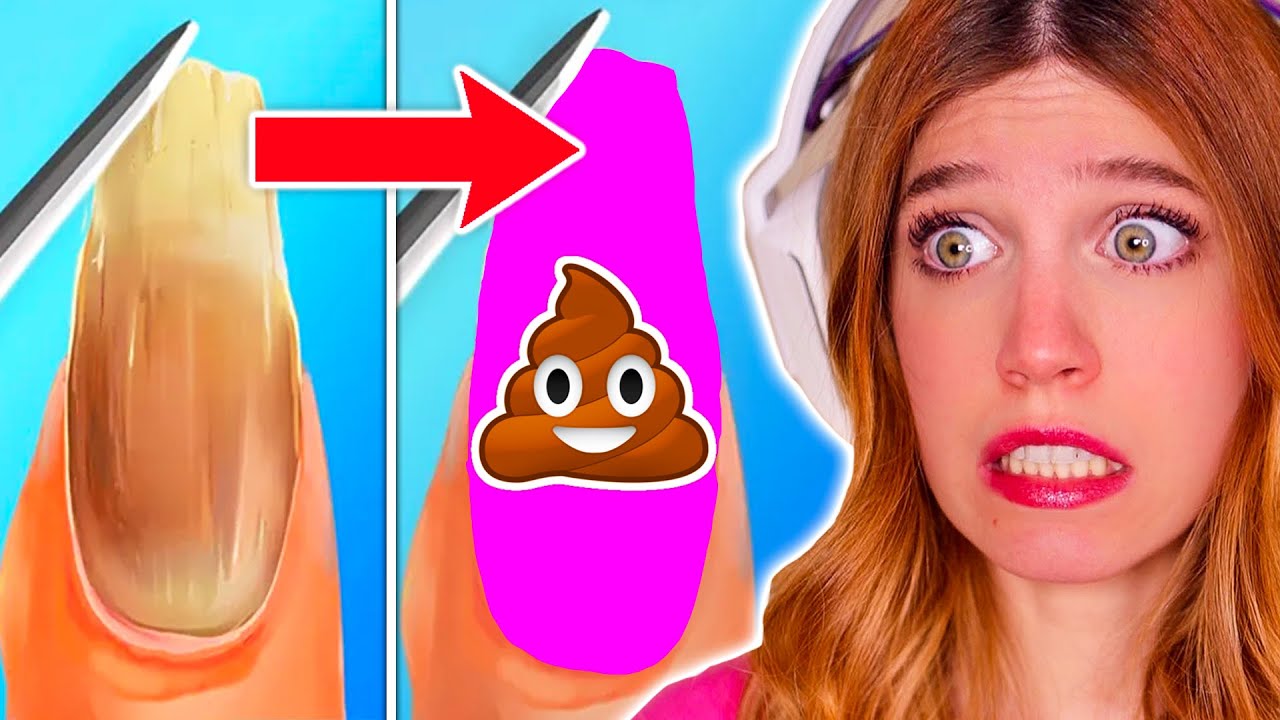 HAGO *LAS UÑAS MÁS RARAS* DEL MUNDO!! 💅🏻😱 Nail Salon 3D | Laia Oli Juegos