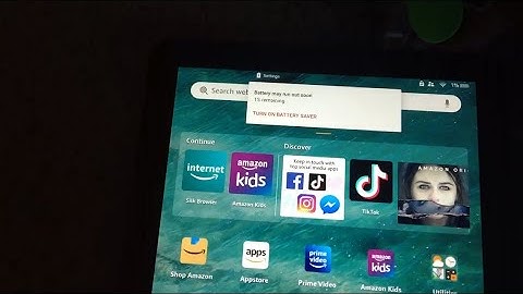 Amazon Fire HD10 (2021) Battery Low/Empty (Featuring KillerConcept Fan)