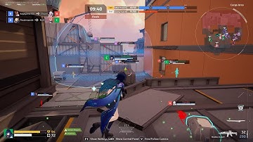 [Strinova] Battle against Challenge AI bots for control of Cargo Area