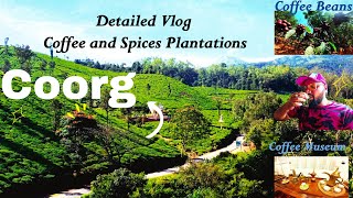 Coffee Plantations tour in Coorg | Rare Coffee and spice Varieties | Civet Cat | kannada vlogs