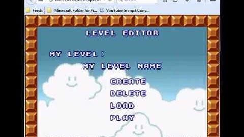 Super Mario Flash level editing