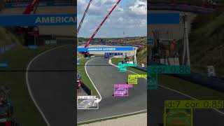🔥 AI Detects Racing Cars in REAL-TIME! 🏎️💨 | YOLO Object Detection on Track #Shorts #shortsfeed