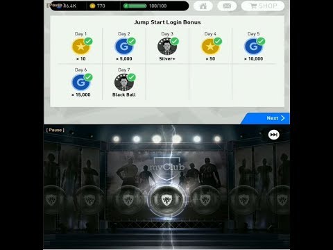 Jump Start Login Bonus Pack Compilation PES 2018 Mobile