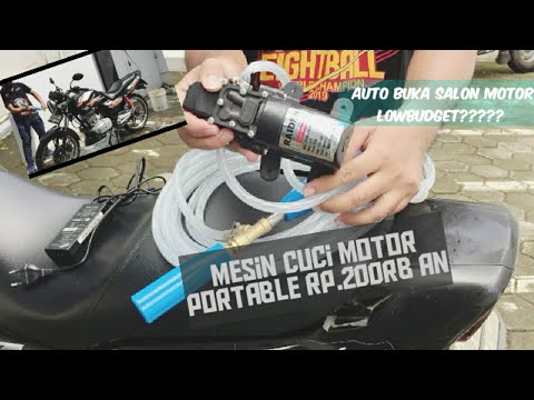 CUMA 100RB - DP-537 mesin cuci motor murah Otomatis Irit listrik. 