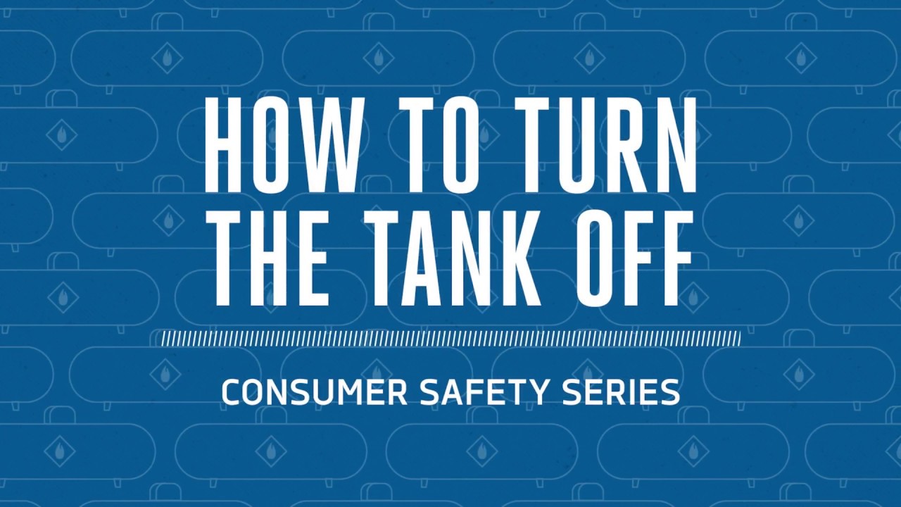 How to Turn Off Your Propane Tank YouTube