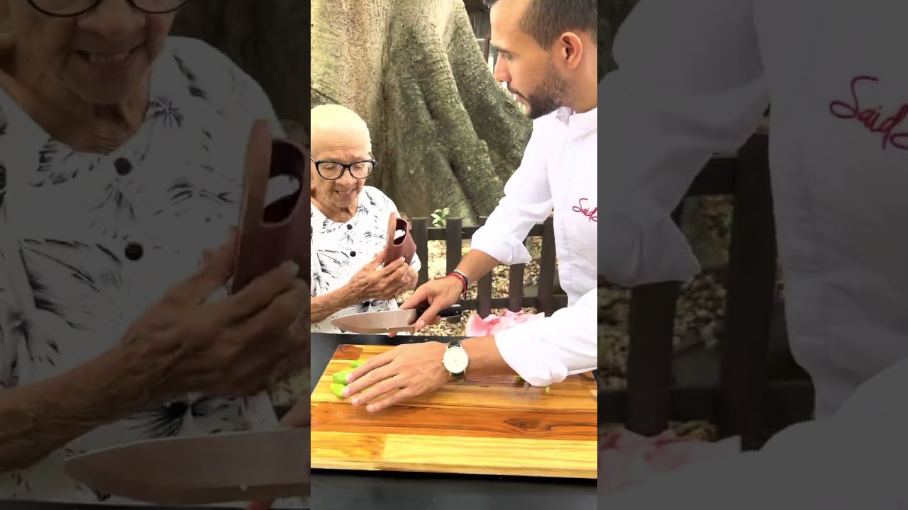 Mote de queso con la súper abuela en la Bonga del Sinú. Mucha vaina e’ buena 👨🏽‍🍳👵🍽