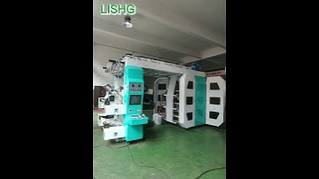 6 color stack flexoprinting machine｜double unwind and rewind｜letter press｜flexo pinter how to work