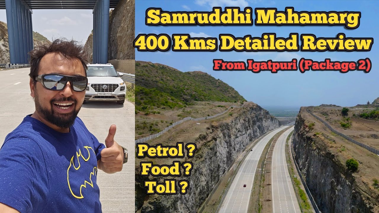 Fastest 400Kms Drive On SAMRUDDHI EXPRESSWAY | Route, Food, Fuel Stops? FULL DETAILS Mumbai To Akola