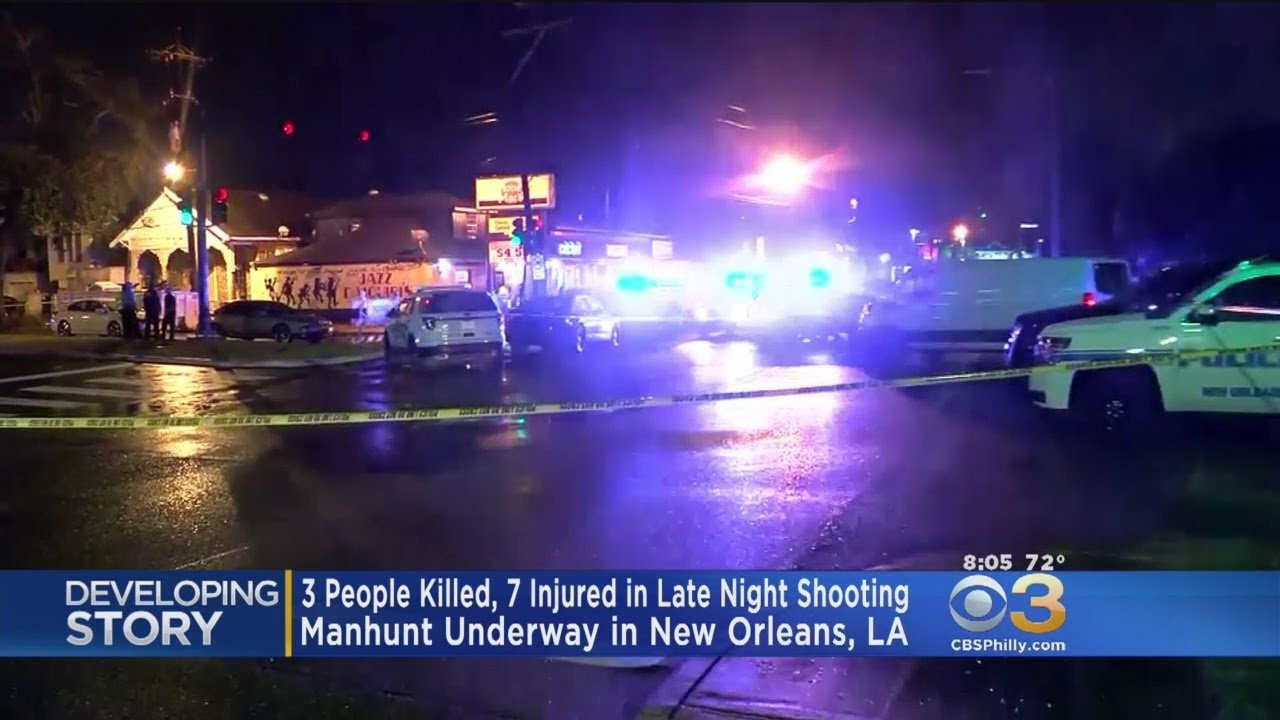 3 People Killed, 7 Injured In Late Night Shooting In New Orleans - YouTube
