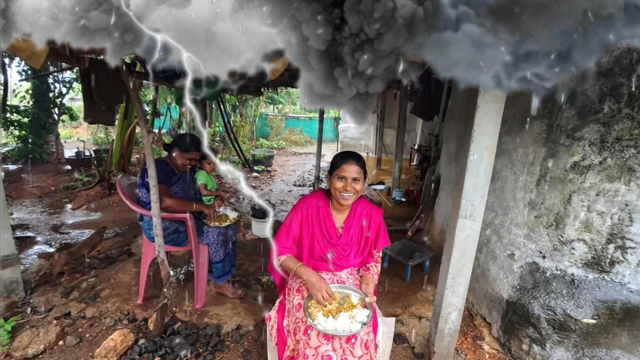 பச்சை சுண்டக்காய் குழம்பும் புரட்டாசி முதல் நாள் மழையும் Sundakkai kulambu in tamil rainy time