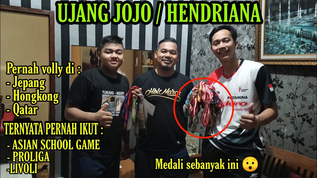 GEREBEK KE RUMAH SETTER HENDRIANA / UJANG JOJO, YG MEMILIKI SEGUDANG PRESTASI DI DUNIA VOLLY