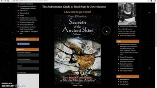 Review of Constellationsofwords.com, fixed star astrology, constellations