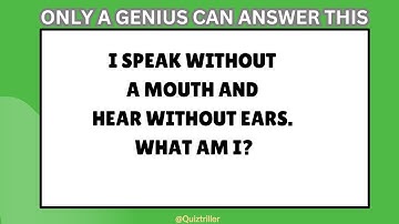 CAN YOU SOLVE THESE 15 TRICKY RIDDLES? | ONLY A GENIUS CAN PASS THIS TEST