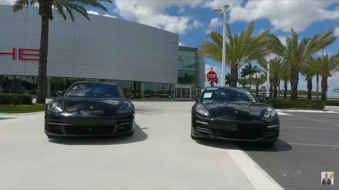 The all new Generation 2 Porsche Panamera vs. the Generation 1 Panamera @ Porsche West Broward