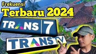 🔴Frekuensi TRANS 7 TRANS TV 2024 Terbaru‼️Di Telkom 4