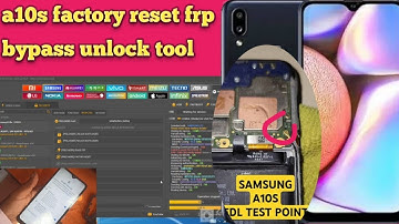 Samsung a10s hard reset & frp unlock tool 💚 One click
