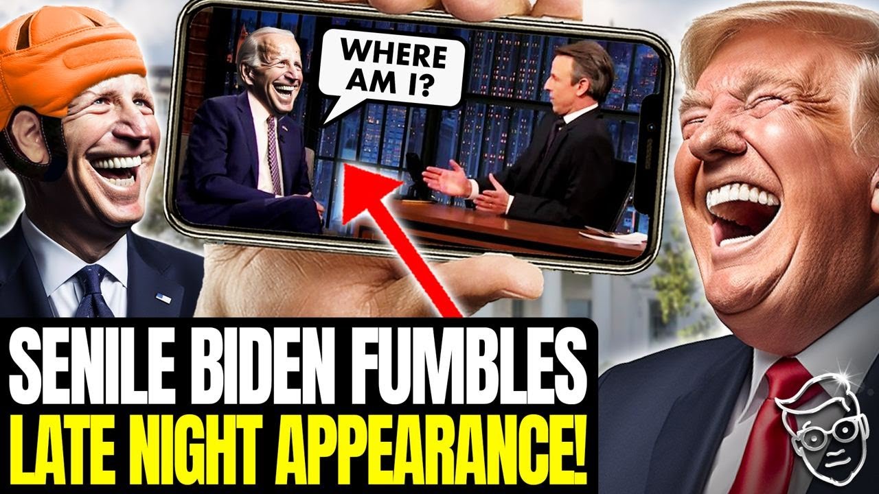 Audience CRINGES As Biden BOMBS On Late-Nite TV LIVE, Forgets Year! Host Cuts To Commercial in PANIC