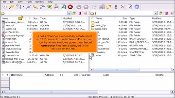 FTP - CuteFTP - Uploading Files