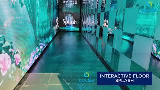 Interactive Floor for Splash Fashion at RedFest Dubai by Lazulite Technology Services