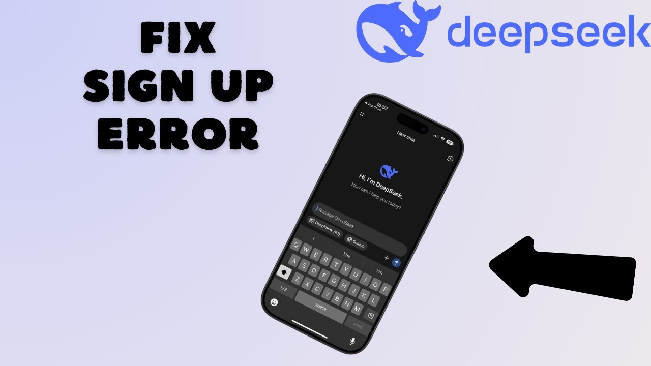How to Fix unable to sign up for DeepSeek App - YouTube