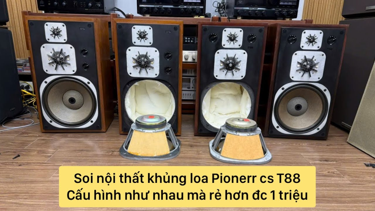 The unknown truth about PIONEER CS T88 & PIONEER S T8 speakers