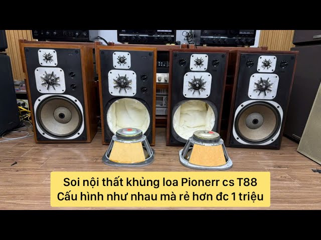 The unknown truth about PIONEER CS T88 & PIONEER S T8 speakers