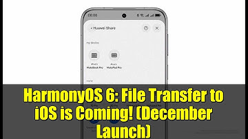 HarmonyOS 6: File Transfer to iOS is Coming! (December Launch)