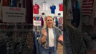 They’re all $5 today!! WHAT??? Welcome to Chic and Unique Consignment & Boutique!