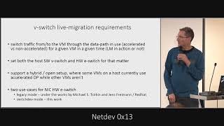 Netdev 0x13 - switch Live migration Support For Virtio With SRIOV VF Datapath