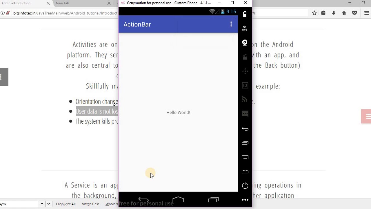 android tutorial in hindi lec-5 (android components) - YouTube