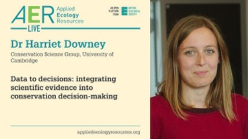 AER Live with Harriet Downey – Integrating scientific evidence into conservation decision-making