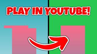 Stack Game but it's PLAYABLE in YouTube!