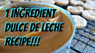 How To Make Dulce De Leche - DIY - 1 INGREDIENT EASY