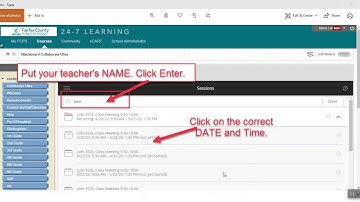 Getting to a BlackBoard Collaborate Session