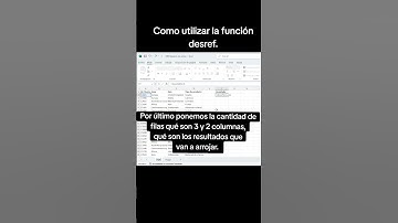 Formula #desref #excel #exceltips #exceltutorial #formulas @froycordero2609