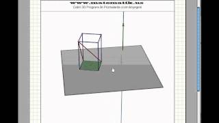 Cabri 3D ile Yüzey ve Cisim Köşegeni [www.matematik.us]