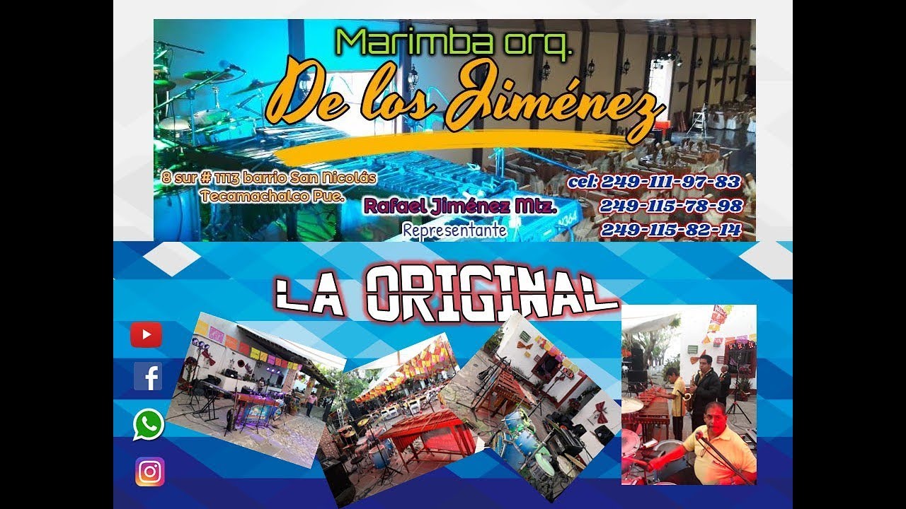 Marimba en Puebla, El valle de la ermita, Marimba de los Jiménez YouTube