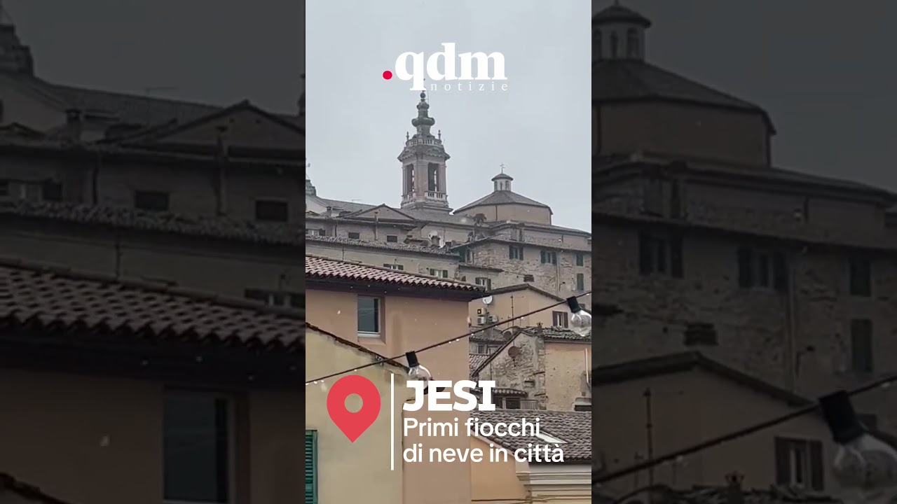 Jesi  La Befana porta la neve