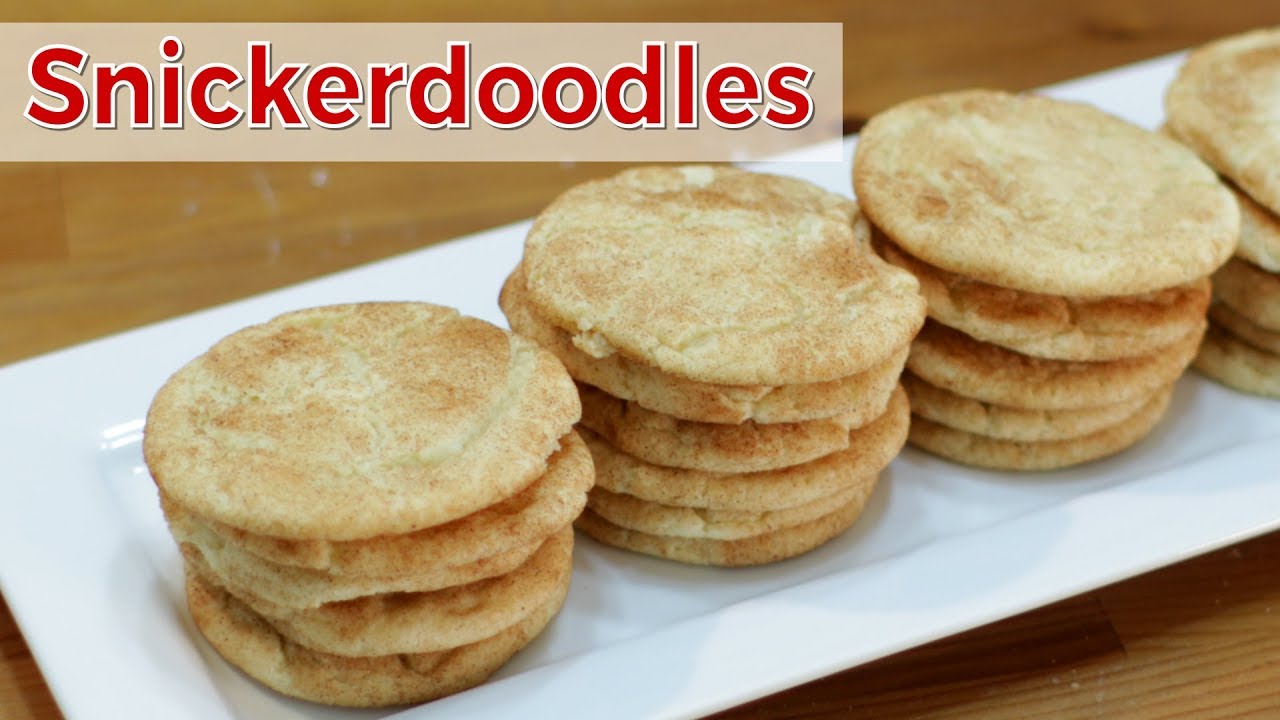 How to make Snicker Doodles | Easy Homemade Snickerdoodles Recipe (Short Version) - YouTube