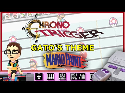 Gato's Theme from Chrono Trigger on Mario Paint