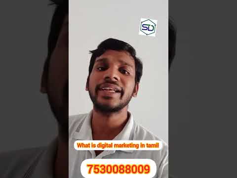 What is digital marketing in Tamil #shorts - video from Spark Databox