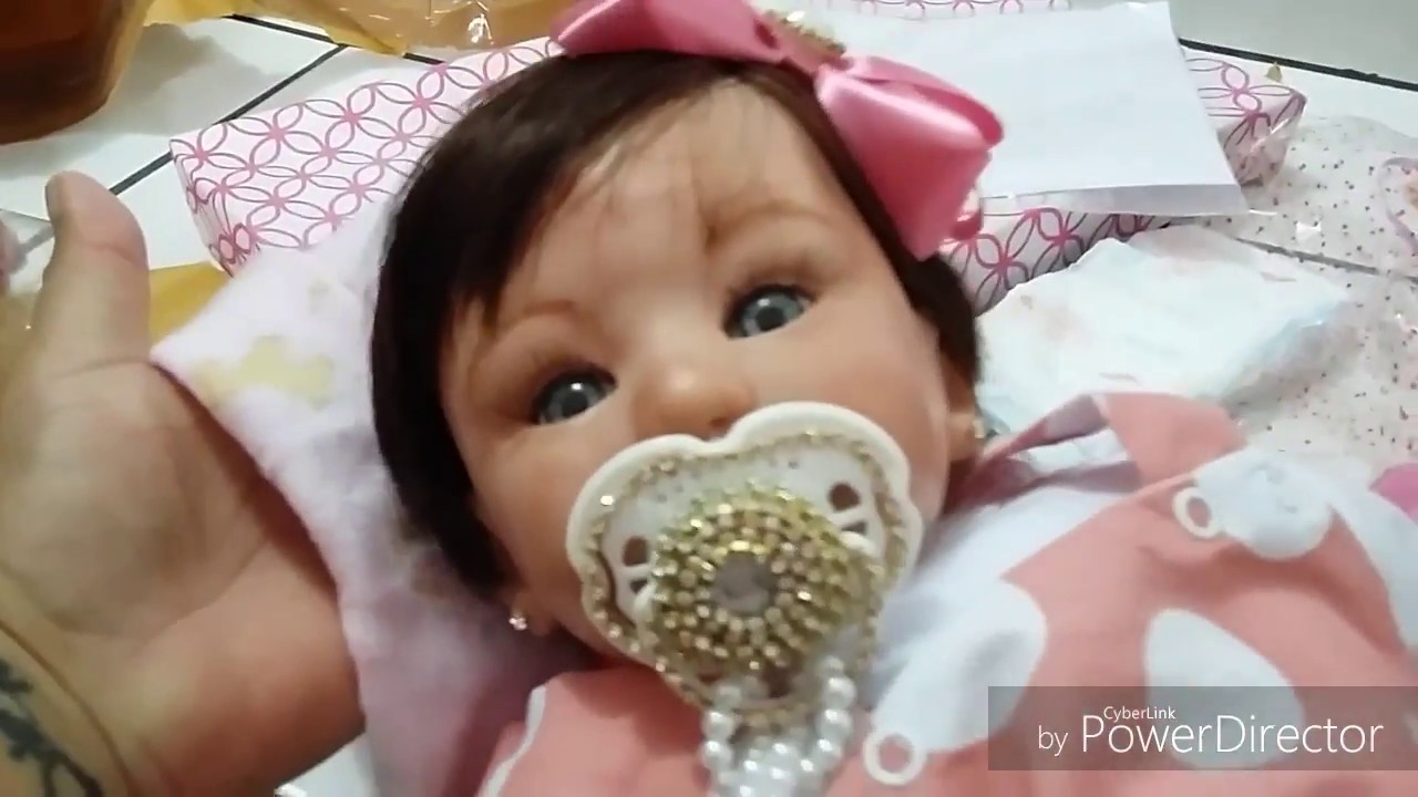Chegada da minha bebê reborn Pérola