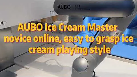 The 2024 World Robot Conference - AUBO Ice Cream Robot.#bft #robot #ai