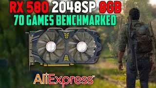 RX 580 2048SP 8GB (AliExpress) Gaming Performance Test in 70 Games - 2023