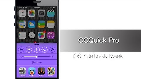 CCQuick Pro iOS 7 Jailbreak Tweak: Hands-on - iPhone Hacks