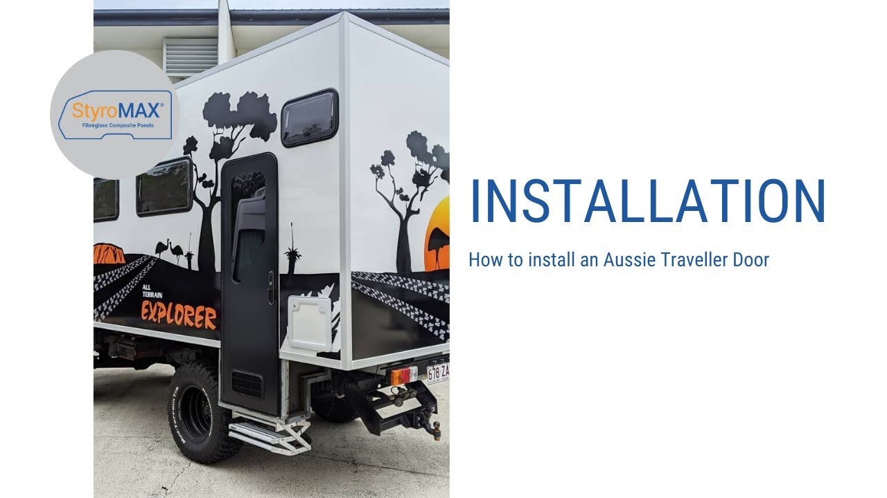 Установка австралийских раздвижных дверей StyroMAX