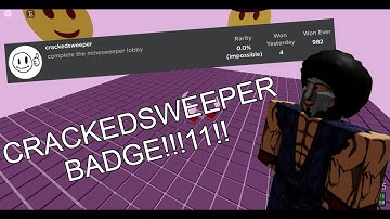 Getting Crackedsweeper (item asylum badge)