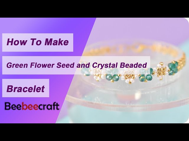 Beebeecraft Tutorials on how to make #threadbracelet with flower