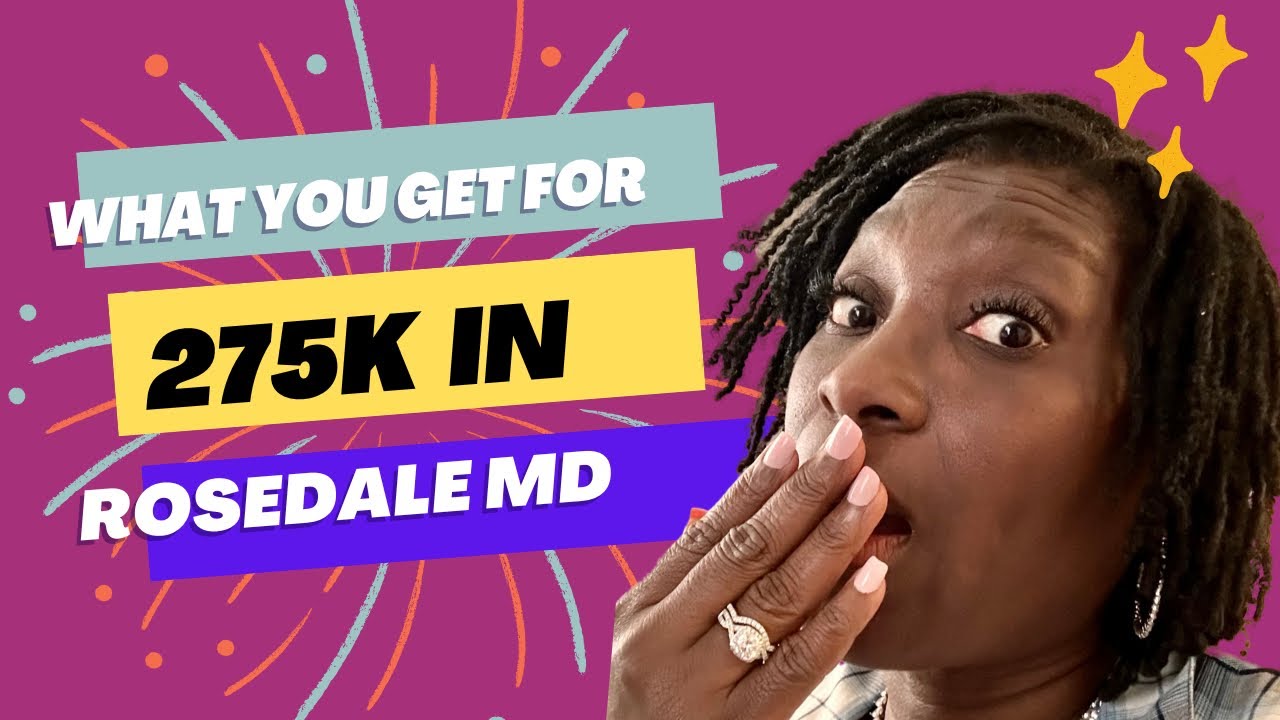What you get for 275,000 in Rosedale Maryland in 2023 YouTube