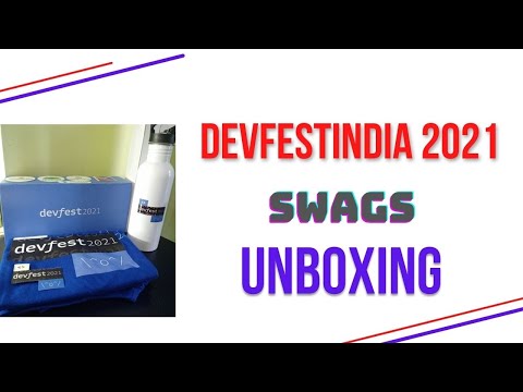 Devfestindia 2021 || Swags Unboxing || Devfestindia Event || Cloud Quiz Winner Gifts || Free T-shirt